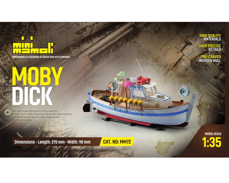 Moby Dick Bausatz 1:35 Mini Mamoli
