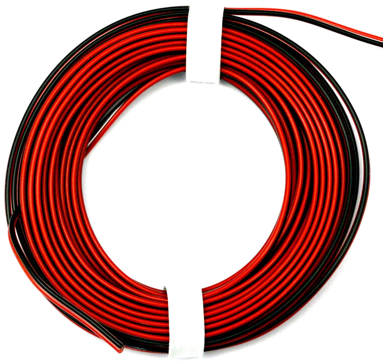 PVC-Litze 2x 0,25 mm², 5m rot/schwarz