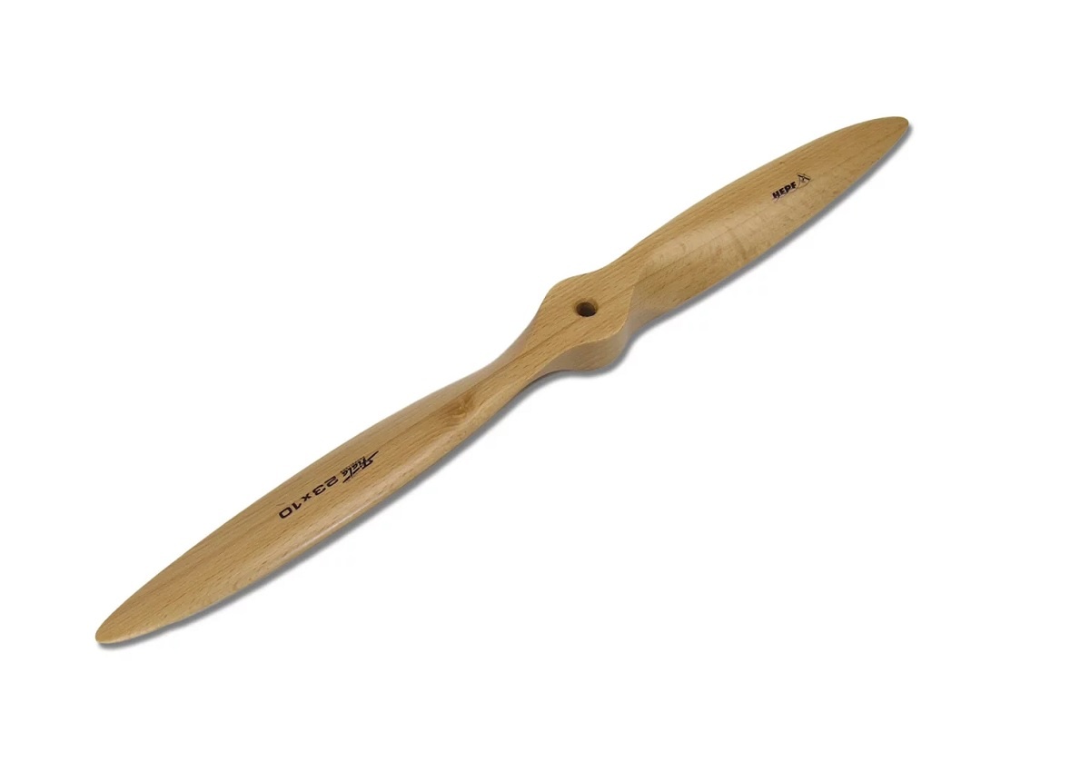 Fiala 2-Blatt 13x8 Verbrenner Holzpropeller - natur