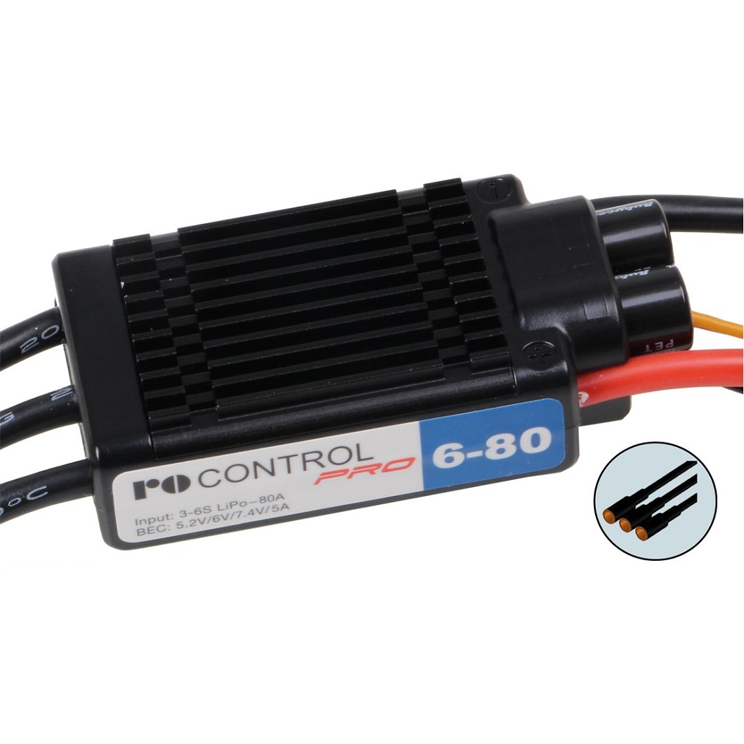 Brushless Regler RO-CONTROL PRO 6-80 3-6S -80(100)A