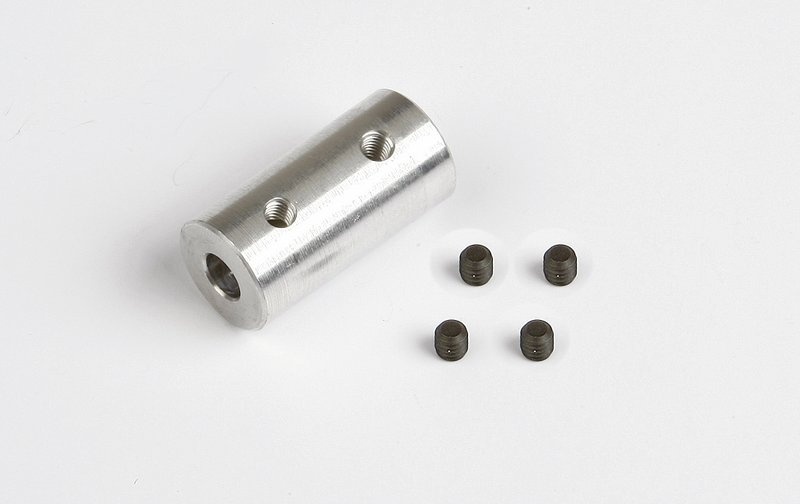 Alu-Kupplung 6,0 / 4,0mm
