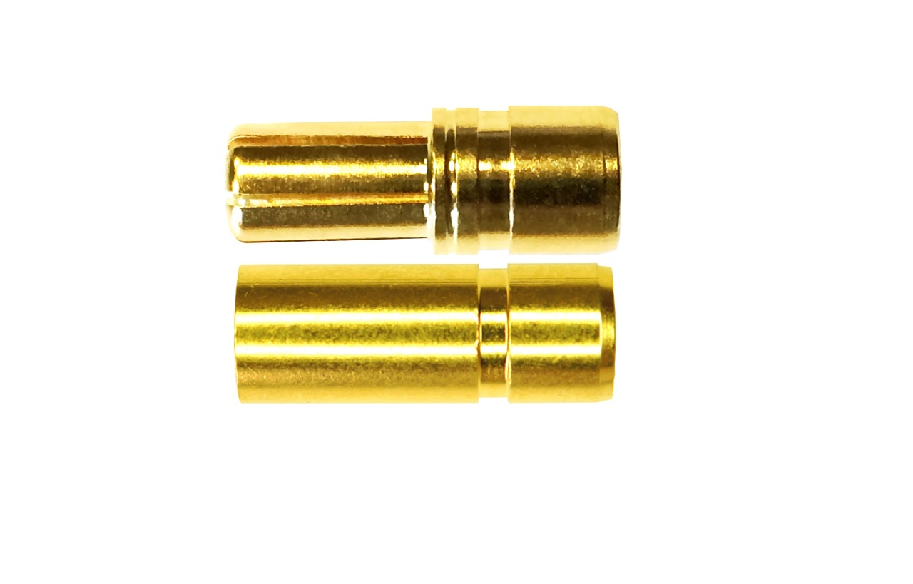 Goldstecker 5,5mm 4 Paar PREMIUM